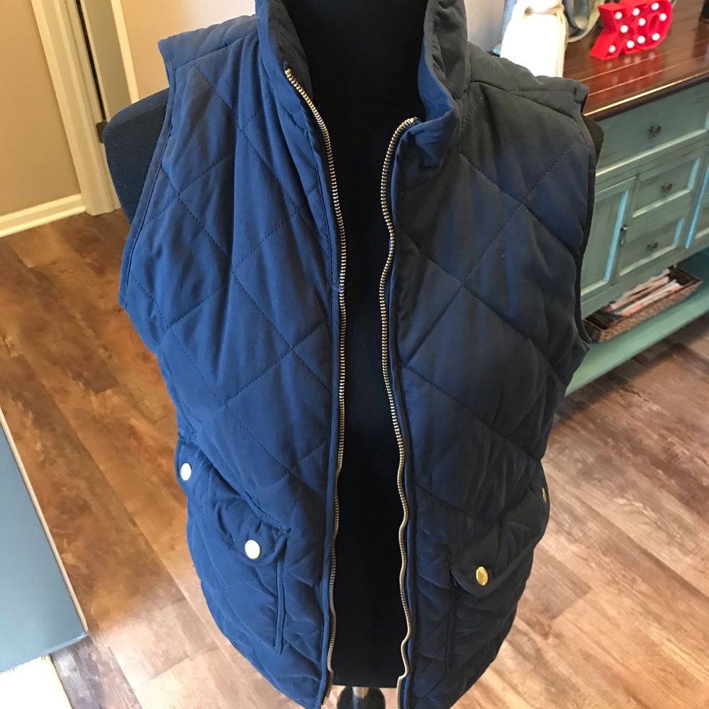 Quilted puffer vest